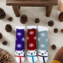 Butterthief Unisex Pack Of 3 Patterned Calf-Length Socks-7