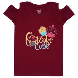 YALZZ Girls Printed Applique T-shirt-picture-9