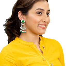 Shining Jewel - By Shivansh Contemporary Drop Earrings-picture-45