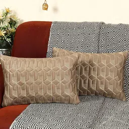 monkdecor Mouse Color Rectangular Velvet Cushion Cover, Set of 5 image 5