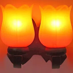 Somil Premium Designer Glass Wall / Night Lamp Elegant & Stylish Dcor Accent for Modern Interiors, color- Orange, Yellow, Size, 30.5 X 25.5 X 30 CM-image-68