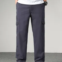 StyleCast x Revolte Men Straight Fit Easy Wash Cargos Trousers-picture-7