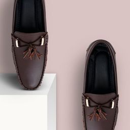 FUNNY FIRE Men Lightweight Slip On Loafers-image-74