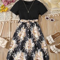 Kidotsav Women Floral Printed Fit & Flare Dress-image-54