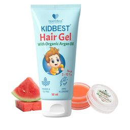 HealthBest Set Of 2 Kid Best Hair Gel - 50 ml With Watermelon Lip Balm - 7 g-image-76
