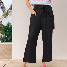 DressBerry Women Cozy Classics Relaxed Fit Trousers with Box Pockets-image-57