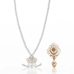 JIYANSHI FASHION Men White Jewellery Set-image-40