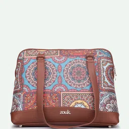 ZOUK Printed Structured Shoulder Bag image 2