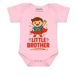 Arvesa Kids-Unisex Pink Cotton Rompers-picture-11