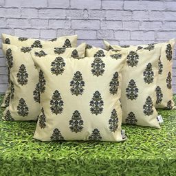 Pinkparot cotton12x12 inch cushion cover set of 5 pcs-image-72