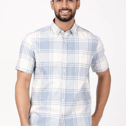 Indian Terrain Men Classic Slim Fit Checked Shirt-picture-10
