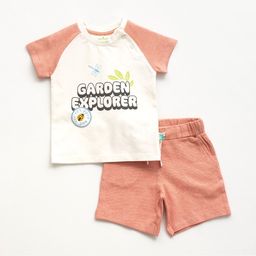 JusCubs Boys Printed Top with Shorts-31