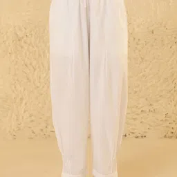 House of Chikankari Women Cotton Solid Afghani Pant-19