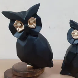 Afterstitch Set of 2 Black Figurine Showpiece-23