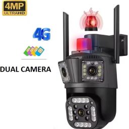 ELEKTRO WELT 4G SIM 8MP PTZ DUAL LENS PTZ HD / Waterproof, Color Night Vision, Security Camera-20