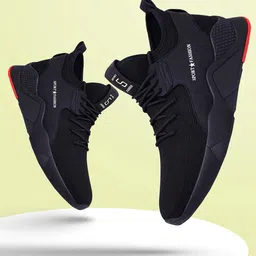 Spotwalk Men Mesh Running Shoes-picture-3