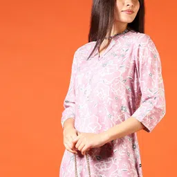 V-Mart Women Ethnic Motifs Printed A line Kurta-image-38