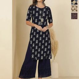 Anouk Rustic Selection Of 4 Ethnic Motifs Printed Straight Kurtas-image-88