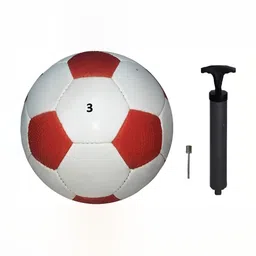 HackerX Pebble Trainy Sports Football With Air Pump-4