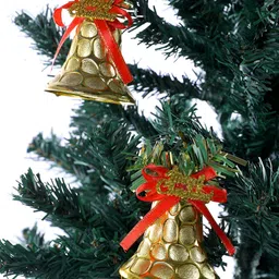 TAYHAA12 Pcs Red & Green Chiming Christmas Bells-image-54