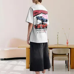 PRONK Men Graphic Printed Round Neck Cotton Relaxed Fit T-shirt-picture-29