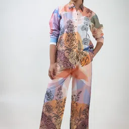 BUTA BUTI Printed Shirt & Trousers Co-Ord Set-picture-50