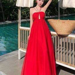 JC Mode Women Shoulder Straps Maxi Dress-image-29