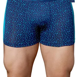 FRENCHIE Men Pack Of 2 Leopard Printed Cotton Trunks FR-MI-TR-LIT-1X5-CBBLU-S-PO2-image-96