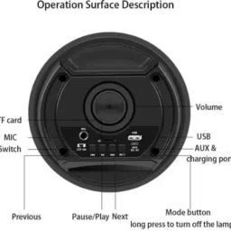 Clairbell ATY_567C_421SPEAKER LIGHTMIC,REMOTE 48 W Bluetooth Party Speaker image 4