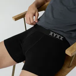 Pack of 1 Odour-free comfort Cotton PACE Underwear Solid Men Trunk-image-27