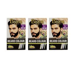 Bigen Set OF 3 Beard Colour- Natural Black B 101- 40g Each-2