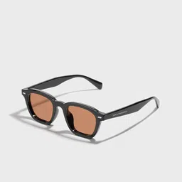 SAM & MARSHALL Unisex Square Sunglasses with UV Protected Lens DARIO_CORAL_2945-1