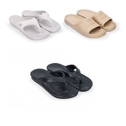 Feel alive Men Set Of 3 Self Design EVA Casual Thong Flip Flops-picture-42