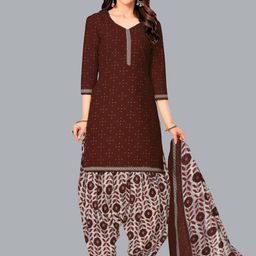 shree jeenmata collection Floral Printed Pure Cotton Unstitched Dress Material-image-88