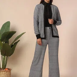 Mast & Harbour Printed Jacket With Trousers Co-Ord Set-picture-38