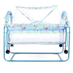 fab n funky Lightweight  Cradle Mosquito Net  With Moderate Swing - Blue image 5