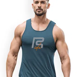 3Colors Printed Dri-Fit Athleisure Wear Gym Innerwear Vest VEST-N CUT-RIDE-AF BLUE_M-picture-20