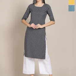 Anouk Rustic Women Pack Of 3 Ethnic Motifs Printed Kurta-image-46