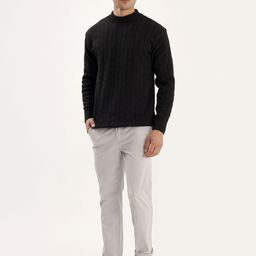Kveto style redefined Men Cable Knit Pullover Sweater-image-48