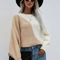 Oh Rare Women Colourblocked Pullover-image-77