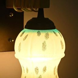 SOMIL Blue Glass Cylinder Printed Wall Lamps-image-93