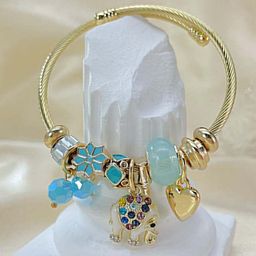 GOLDIWALA Women Gold-Plated Bangle-Style Bracelet-36