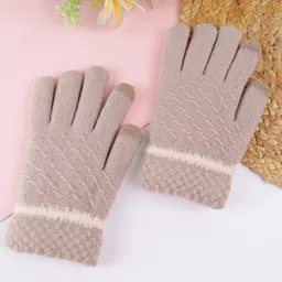 ELLIS Unisex Patterned Acrylic Touchscreen Gloves-image-96