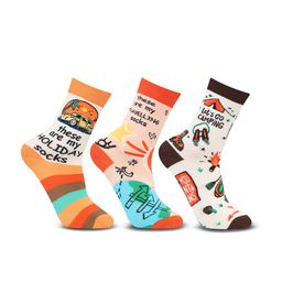 Bonjour Women Travel & Camping Patterned Calf Length Socks-image-68