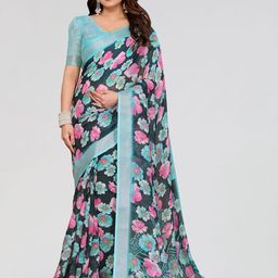 Moda Rapido Moda Rapido Stylish Cotton Saree with Soft Floral Print-picture-48