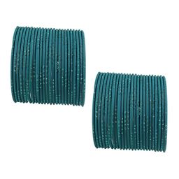 ZULKA Set of 48 Glitter Polka Dots Bangles-8