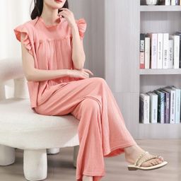 Lugo Women Solid Co-ord Set-picture-38