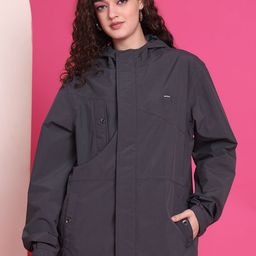 HOUSE OF VEDAS Women Dry Fit Windcheater and Water Resistant Outdoor Sporty Jacket-image-96
