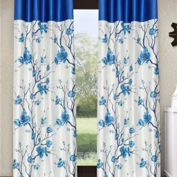 153 cm (5 ft) Polyester Semi Transparent Window Curtain (Pack Of 2)-image-27