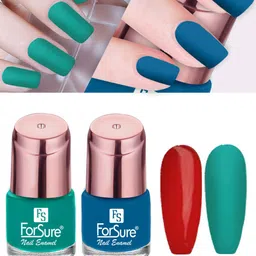 ForSure Set Of 2 Shining Quick Dry Matte Nail Paint 8 ml Each - Shade 112 & 113-37